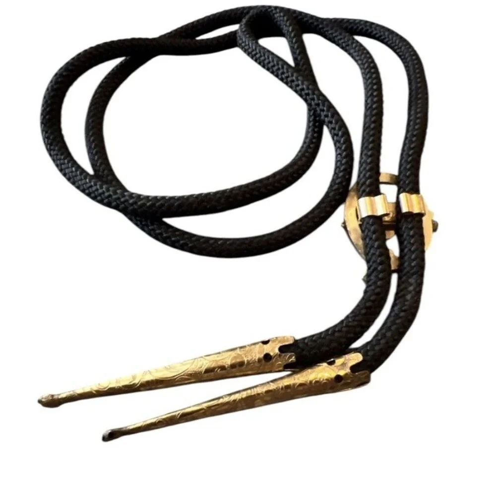 Vintage Masonic Shriner Bolo Tie From 1970's. Features the iconic dragon emblem.